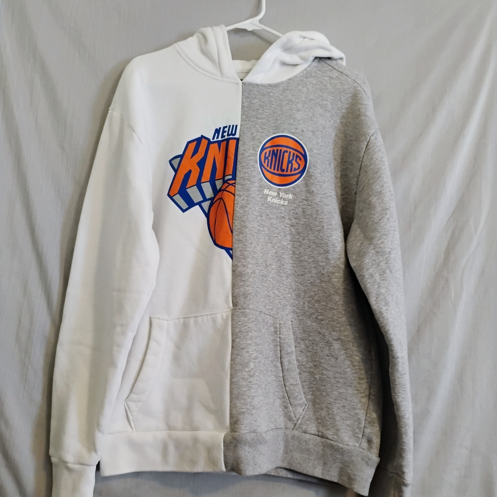 Hollister Kids Split Hoodie - White and Gray
